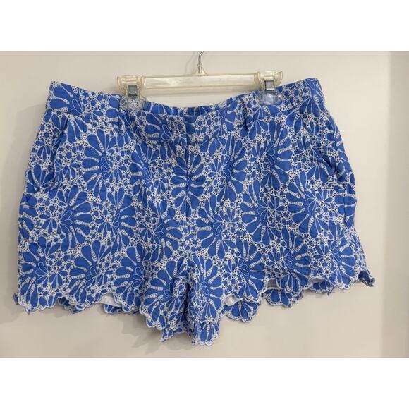 LOFT Riviera Embroidered Eyelet Shorts – Size 12 – NEW - Picture 6 of 9